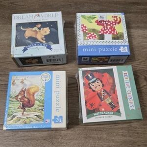 Lot Of 4 New York And Company 20 Piece Mini Puzzles New In Plastic Seal